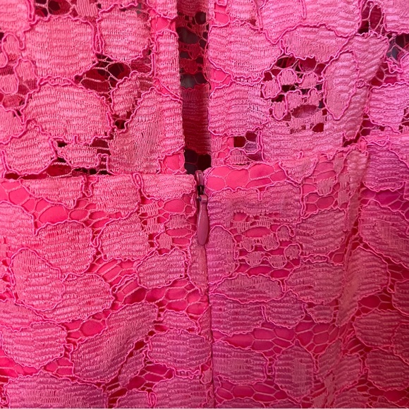 🩷🩷 NWT Trina Turk lace PINK Dress - Parry Sleeveless Lace Sheath SIZE 12 🩷🩷 - Picture 11 of 13